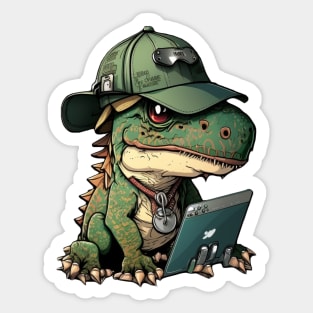 Geeker Gamer T-Rex Sticker